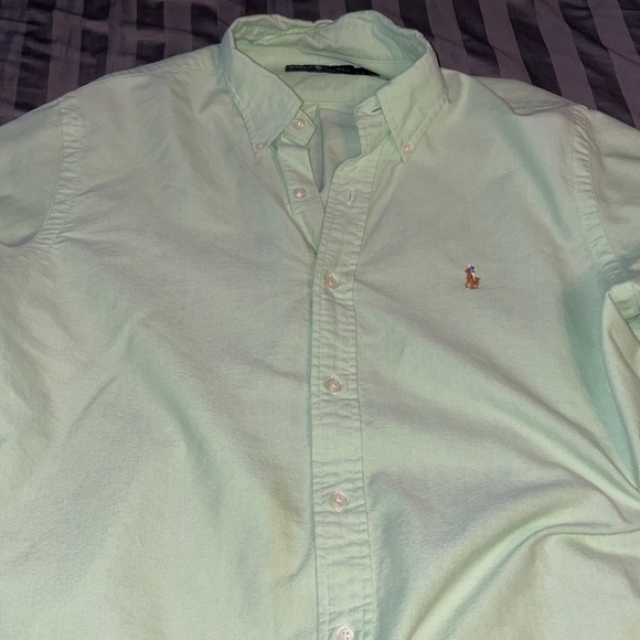 Ralph Lauren, light green, long sleeve button up - Picture 1 of 2